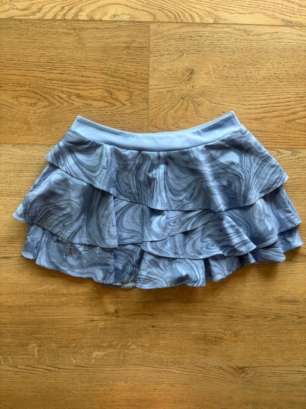 Zella Girls Tiered Marble Skort - size Large